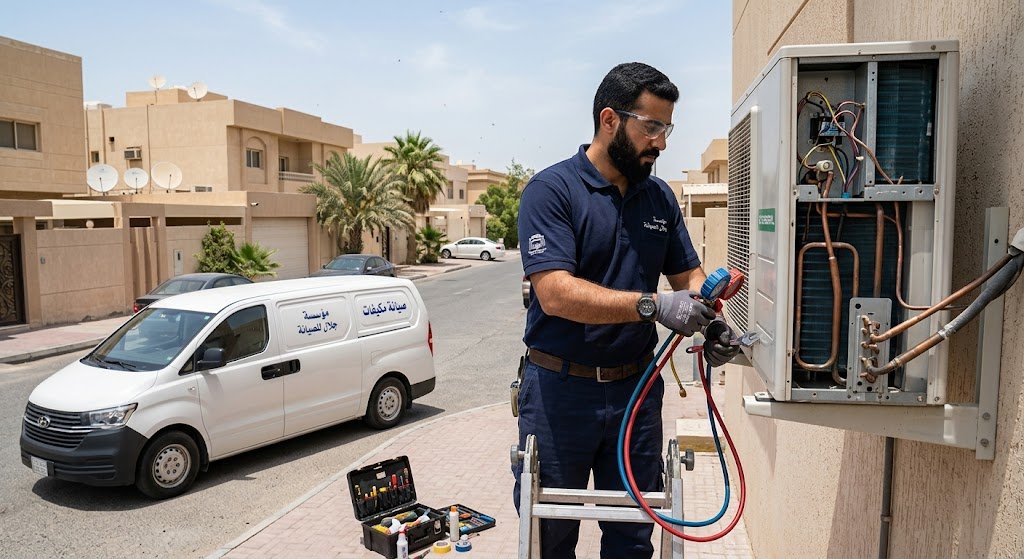 فني تكييف شاطر في الكويت لخدمات الصيانة والتصليح الاحترافية